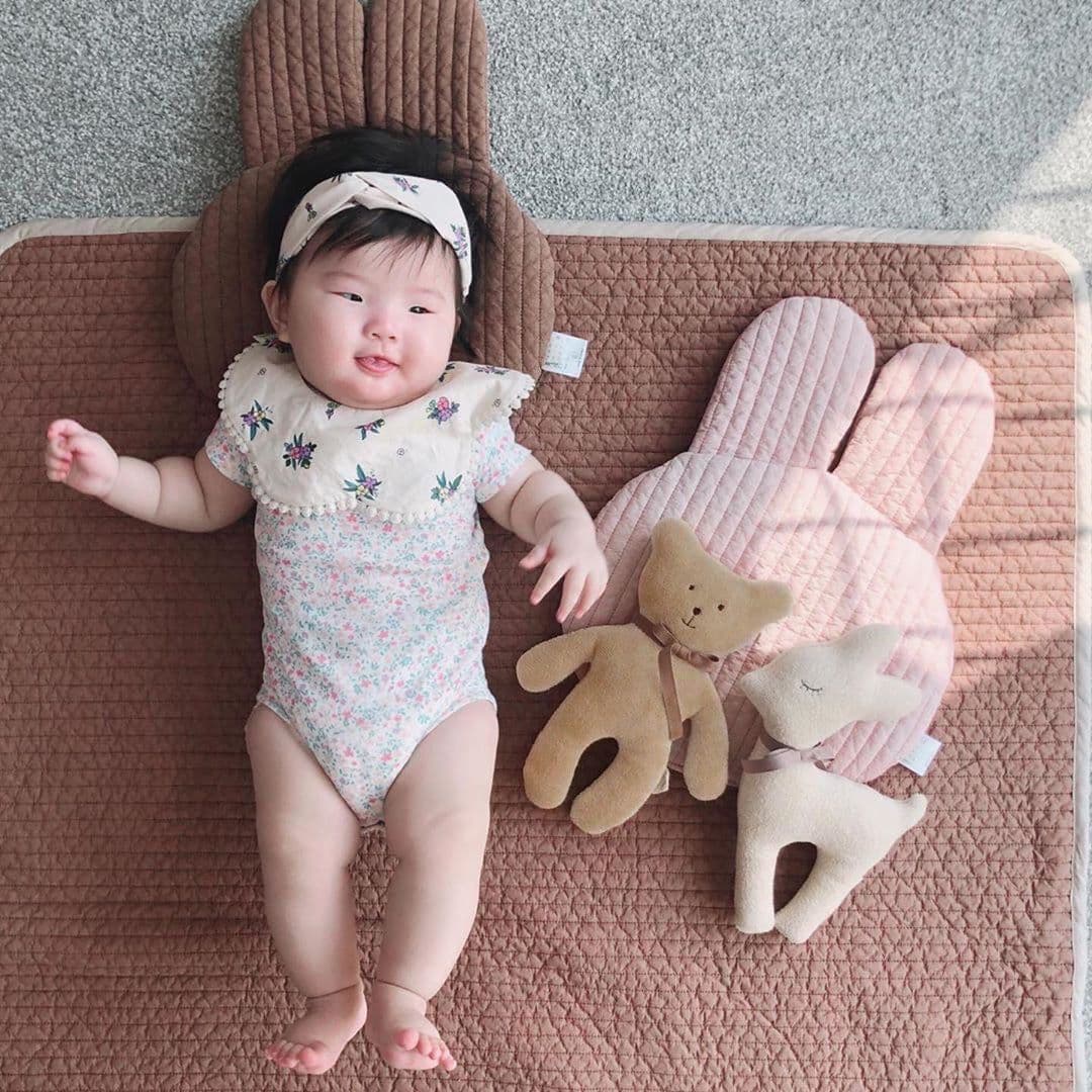 image-Baby Comfort Doll - Green Mouse Plush Toy