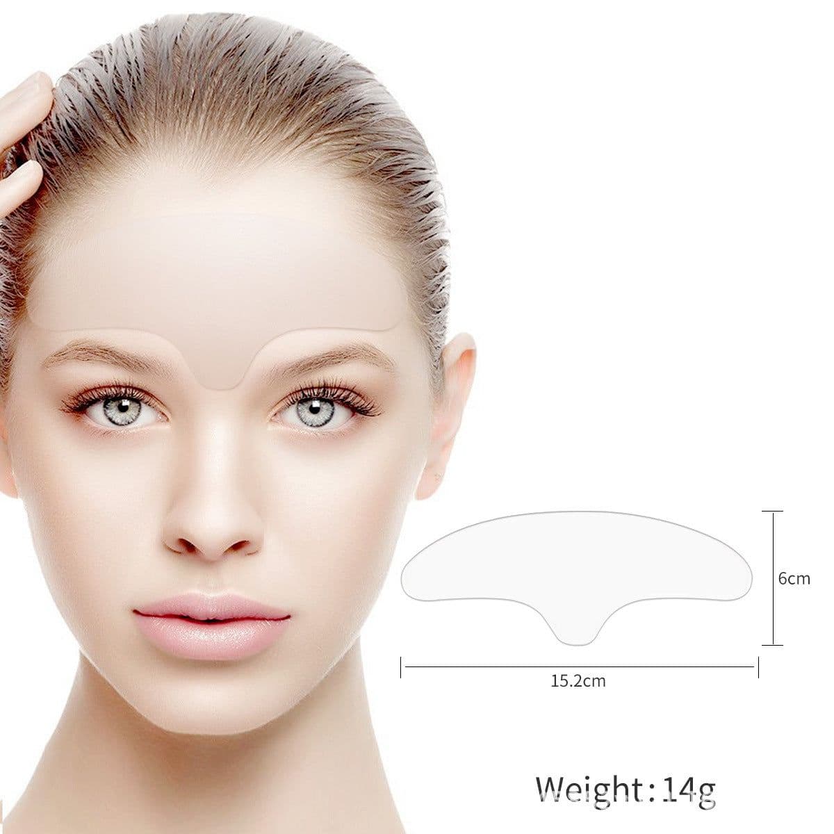 image-Cross-border silicone anti-wrinkle beauty stickers manufacturers silicone anti-adhesive forehead stickers face stickers eye stickers neck stickers chest stickers can be customized