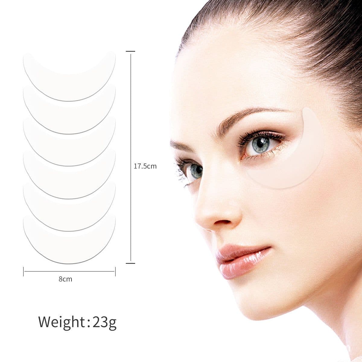 image-Cross-border silicone anti-wrinkle beauty stickers manufacturers silicone anti-adhesive forehead stickers face stickers eye stickers neck stickers chest stickers can be customized