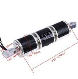 image-Motorcycle Bluetooth Music Player MP3 Motorcycle Stereo Speaker FM Radio Adjustable LED Screen