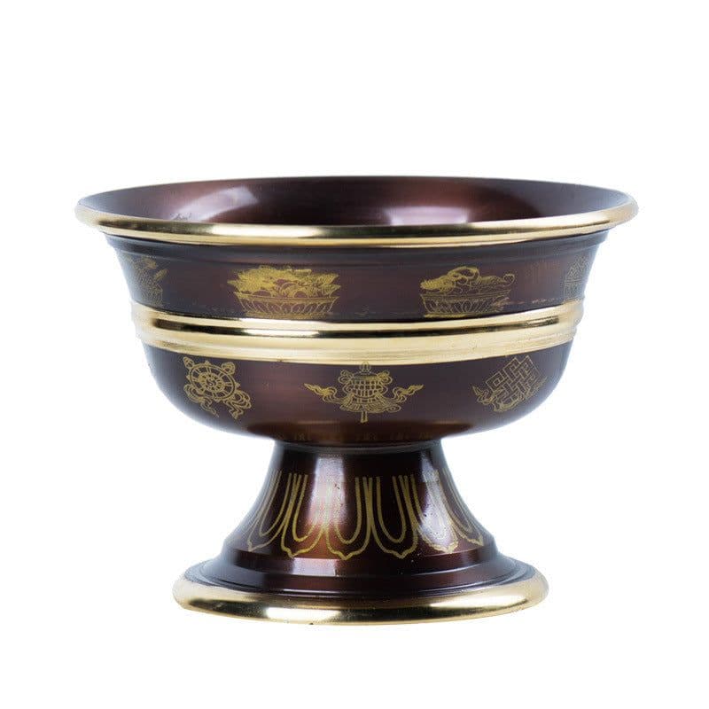 image-India Copper God of Wealth Water Supply Cup for Buddha Cup