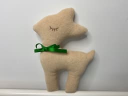 image-Baby Comfort Doll - Green Mouse Plush Toy