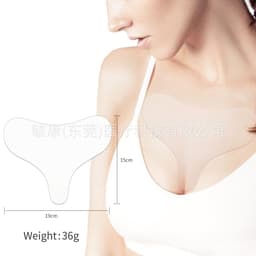 image-Cross-border silicone anti-wrinkle beauty stickers manufacturers silicone anti-adhesive forehead stickers face stickers eye stickers neck stickers chest stickers can be customized