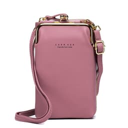 image-Multifunctional PU Leather Wallet with Mobile Phone Pocket