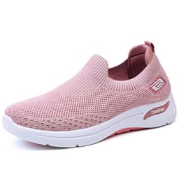 image-Jin Shiyuan Women's Casual Shoes - Purple Mesh Low Heel