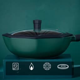 image-Star anise wok non-stick pan household pan wok gas stove