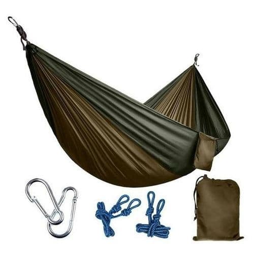 image-High Quality Portable Nylon Outdoor Backpacking Hammock