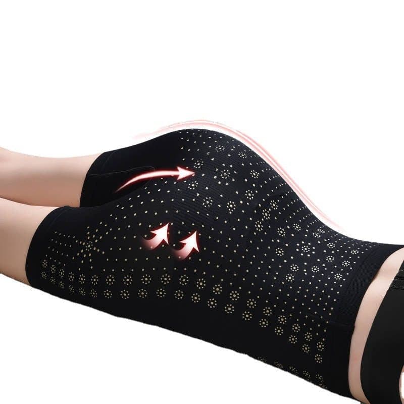 image-Yaoxi Story Graphene Waist Shaping Leggings - Breathable High Waist Butt Lifter