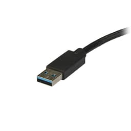 image-USB Adaptor Startech USB32DPES2 Black