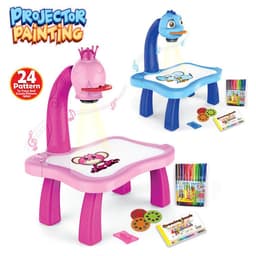 image-Children's intelligent projection painting toy writing drawing board
