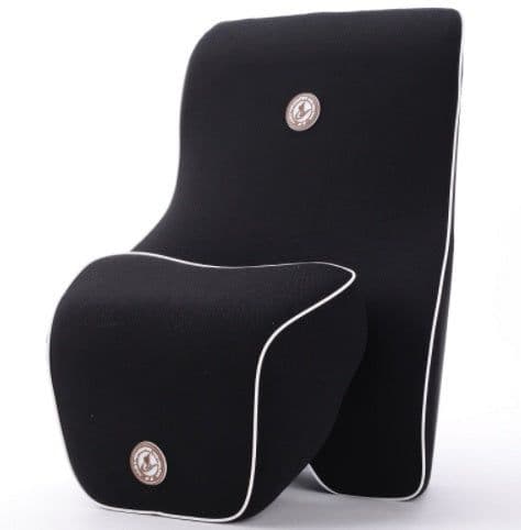 image-Car Memory Cotton Lumbar Suit Pillow Back Pad Waist Car Interior Seat Four Seasons Universal New Slow Rebound