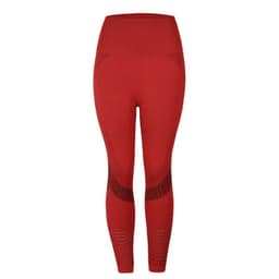 image-Women's Yoga Pants High Waist Cropped Red S