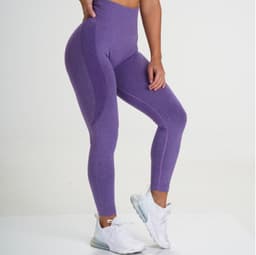 image-High-Waist Yoga Fitness Pants - Slimming Hip-Lifting Green Women's L