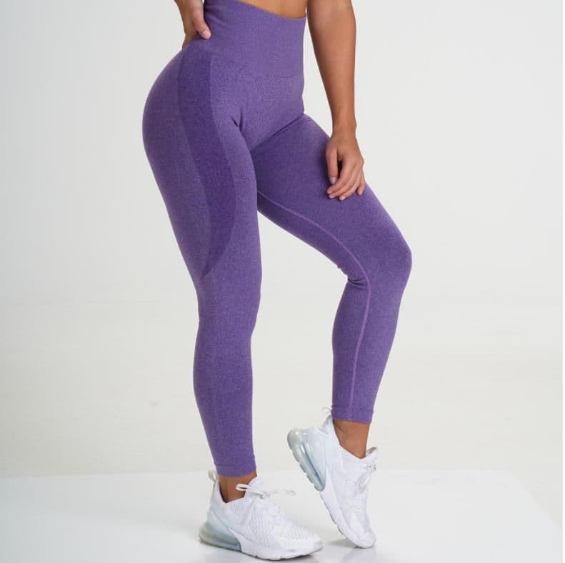 image-High-Waist Yoga Fitness Pants - Green Slim Women's Hip-Lifter (65 characters)