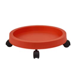 image-PP Flower Pot - Brick Red 24cm Strawberry Planter