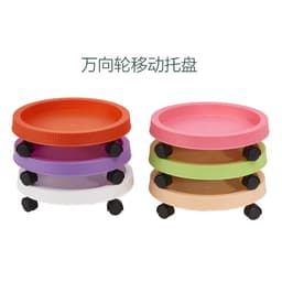 image-PP Flower Pot - Brick Red 24cm Strawberry Planter