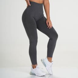 image-High-Waist Yoga Fitness Pants - Slimming Hip-Lifting Green Women's L