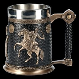 image-Stainless Steel Beer Mug - 501-600ml Skeleton