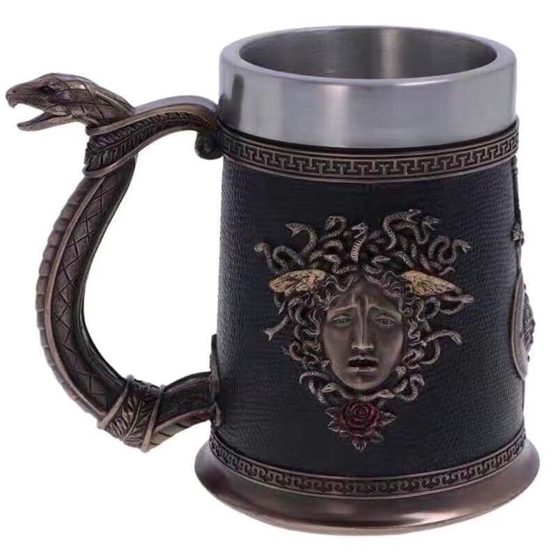 image-Stainless Steel Beer Mug - 501-600ml Skeleton