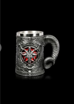 image-Stainless Steel Beer Mug - 501-600ml Skeleton