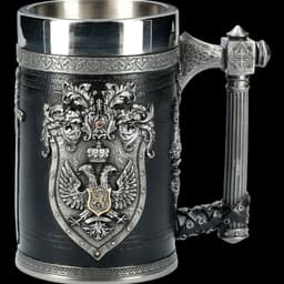 image-Stainless Steel Beer Mug - 501-600ml Skeleton