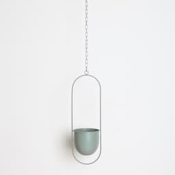 image-Creative hanging Nordic iron flower pot hanging metal craft green radish succulent decorative hanging basket pot factory wholesale