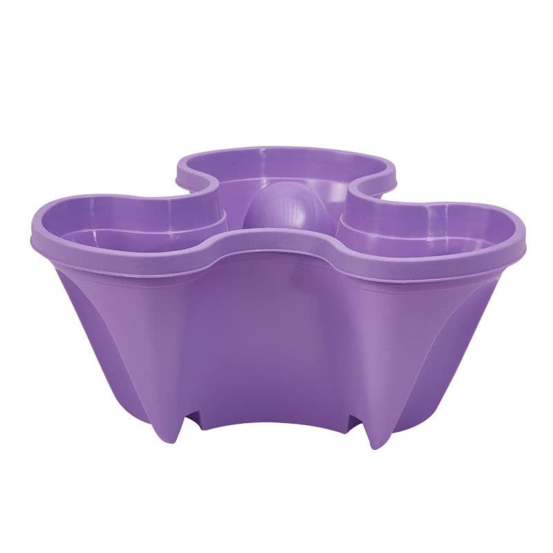 image-PP Flower Pot - Brick Red 24cm Strawberry Planter