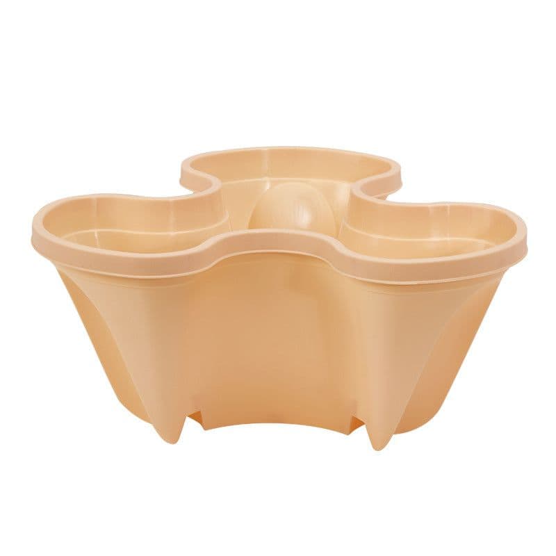 image-PP Flower Pot - Brick Red 24cm Strawberry Planter