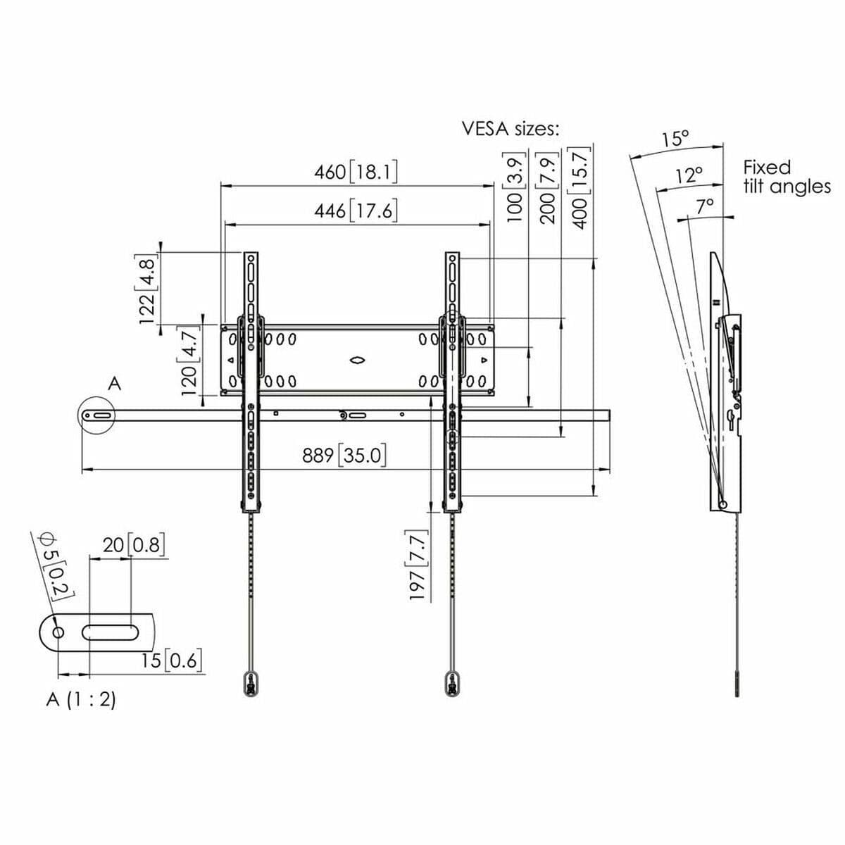 image-TV Mount Vogel's 7047100 55" 65" 75 Kg