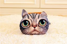 image-3D Animal Charcoal Car Pillow