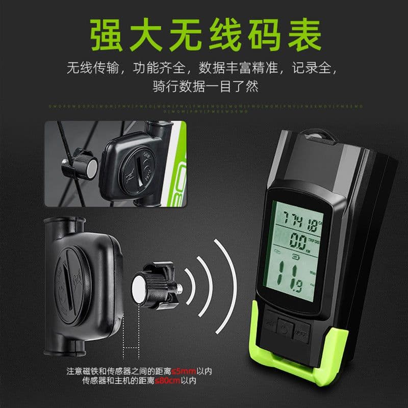 image-Magery Wireless Bicycle Light Set - Black