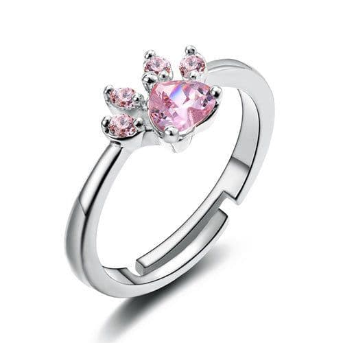 image-New Cat Bear Dog Paw Ring for Women Jewelry Sets