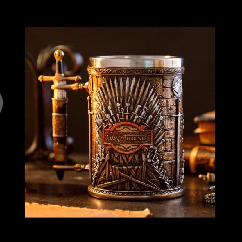 image-Stainless Steel Beer Mug - 501-600ml Skeleton