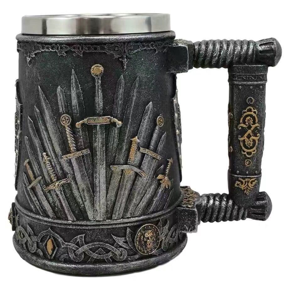 image-Stainless Steel Beer Mug - 501-600ml Skeleton