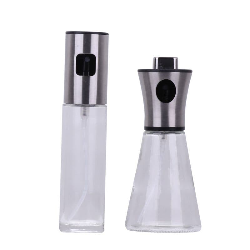 image-Glass Oil Spray Bottle 200ml - Modern Press Type