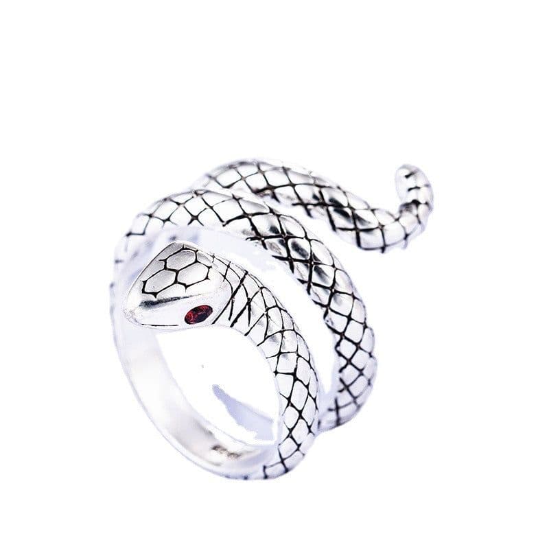 image-Chuangsheng Cobra Ring Stainless Steel Adjustable