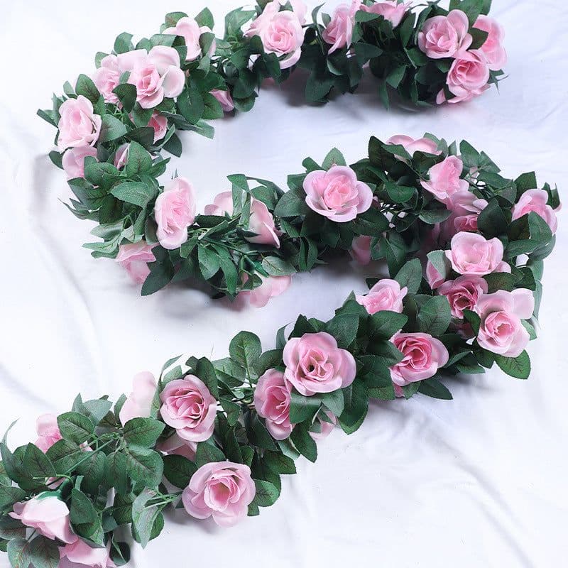 image-Simulation Rose Vine Fake Flower - Home Decor