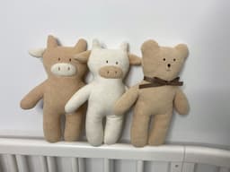image-Baby Comfort Doll - Green Mouse Plush Toy