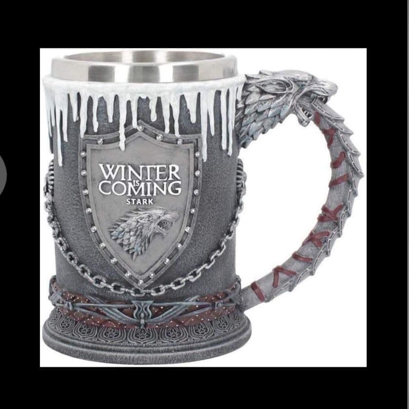 image-Stainless Steel Beer Mug - 501-600ml Skeleton