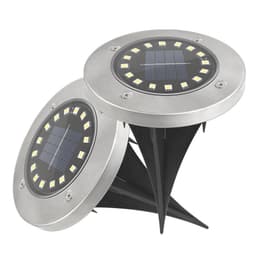image-Solar LED Outdoor Ground Lamp IP65 Waterproof 20LED Garden Decor