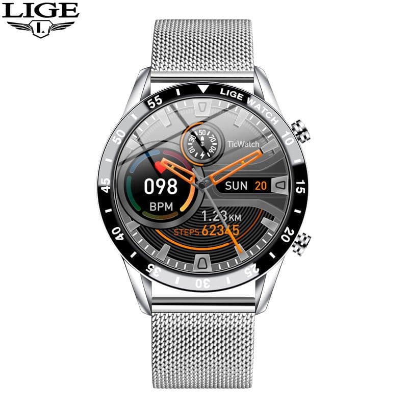 image-LIGE/Bangwei Multifunctional Smart Watch Bluetooth Call Pedometer Blood Pressure Heart Rate Detection Waterproof Watch