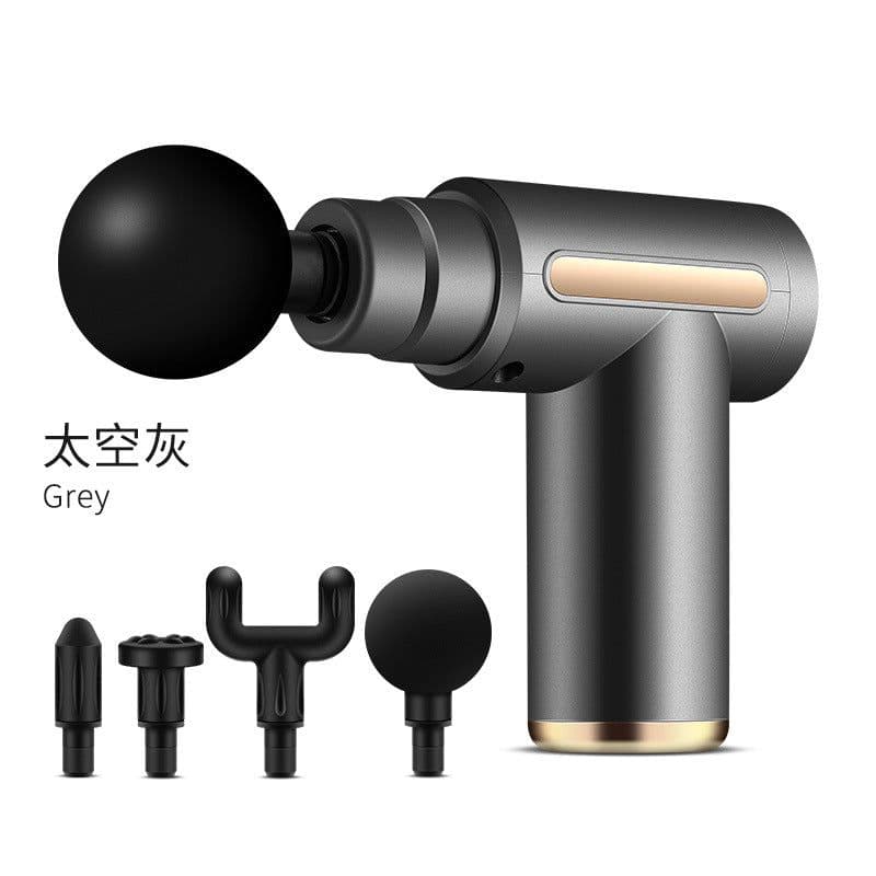 image-Pocket Mini Fascia Gun - 4 Heads 5 Gears Massager