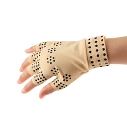 image-Half Finger Fitness Gloves - Non-Slip Nylon Black