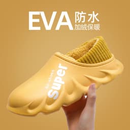 image-Low-cut snow boots men's winter warmth and velvet thickening 2021 new pedal waterproof non-slip cotton shoes men's winter