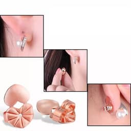 image-Pure Copper Heart-Shaped Earring Clip - New Earring Lifter