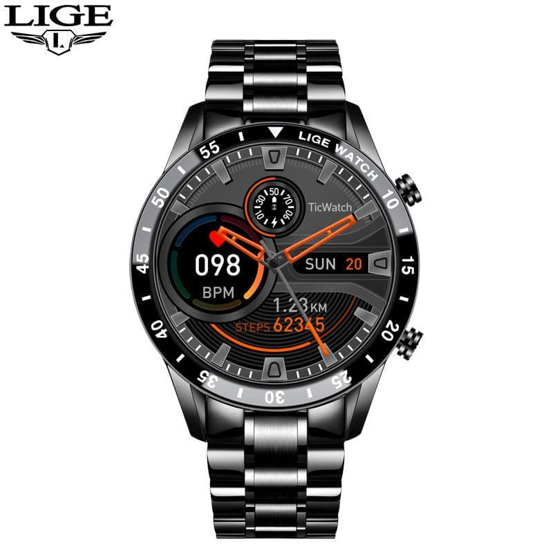 image-LIGE Multifunctional Smart Watch - Bluetooth Call Heart Rate