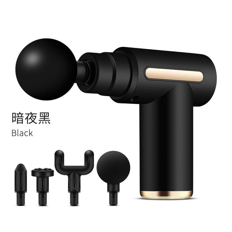 image-Pocket Mini Fascia Gun - 4 Heads 5 Gears Massager