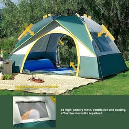 image-Tent Outdoor Camping 3-4 People Auto Open