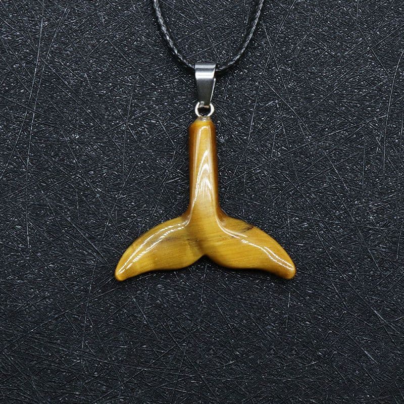 image-Crystal Fishtail Necklace Women Fashion