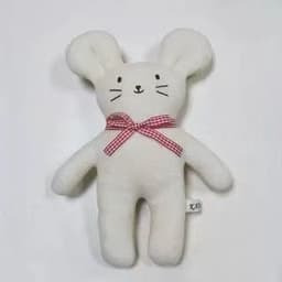 image-Baby Comfort Doll - Green Mouse Plush Toy